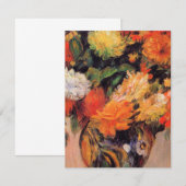 Auguste renoir - vaas van bloemen (Voorkant / Achterkant)