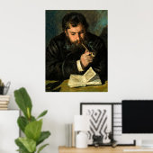 Auguste Renoir van Claude Monet Poster (Thuiskantoor)