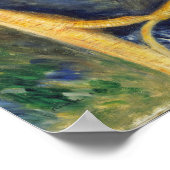 Auguste Renoir van het portret Seashore Woman Poster (Hoek)