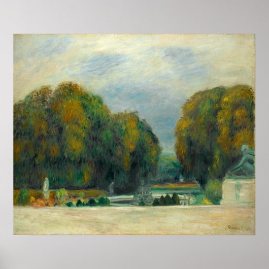 Auguste Renoir Versailles Poster (Voorkant)