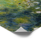 Auguste Renoir - Vrouw met een parasol in een tuin Poster (Hoek)