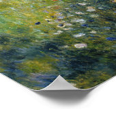 Auguste Renoir - Vrouw met een parasol in een tuin Poster (Hoek)