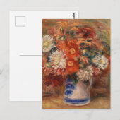  Auguste Renoir Yellow Pink Red Bouquet Briefkaart (Voorkant / Achterkant)