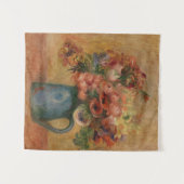  Auguste Renoir Yellow Pink Vase of Flowers Wandkleed (Voorkant (horizontaal))