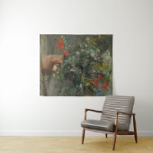  Auguste Renoir Yellow Pink Vase of Flowers Wandkleed (In Situ (horizontaal))