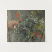  Auguste Renoir Yellow Pink Vase of Flowers Wandkleed (Voorkant (horizontaal))