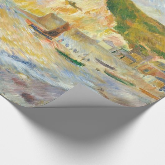 Auguste Renoir Zee en Cliffs Cadeaupapier (Hoek)