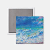 Auguste Renoir "Zeegezicht" Magneet (Voorkant / Achterkant)