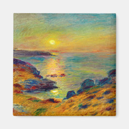 Auguste Renoir "Zonsondergang et Douarnenez" Magneet