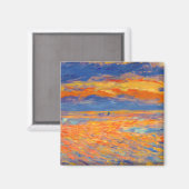 Auguste Renoir "Zonsondergang" Magneet (Voorkant / Achterkant)
