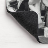 Auguste Rodin in in zijn studio in Parijs Muismat (Hoek)