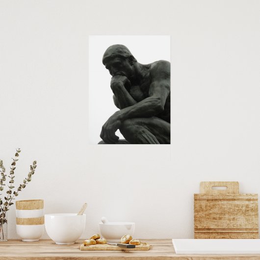 Auguste Rodin The Penzeef Poster (Keuken)