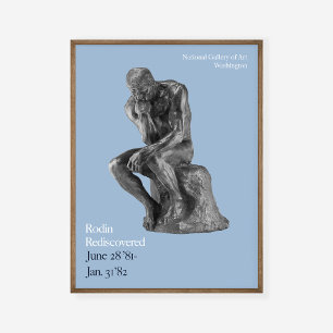 Auguste Rodin Thinker Art Exhibition Print