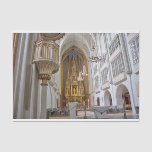Augustinerkirche, Wenen Oostenrijk Tissuepapier (Voorkant)