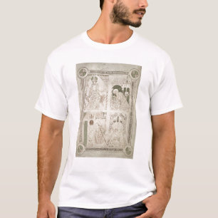 Augustinus in de Feet van Christus & Scribe T-shirt
