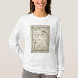 Augustinus in de Feet van Christus & Scribe T-shirt