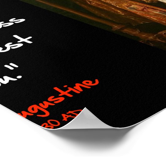 Augustinus - Restless Heart Poster (Hoek)