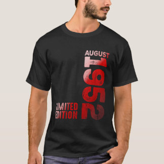 Augustus 1952 Legendarisch jaar 1952 Geboorte Vint T-shirt