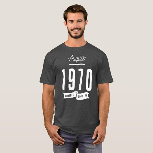 augustus 1970 t-shirt (Voorkant volledig)