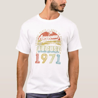 Augustus 1971  retro t-shirt
