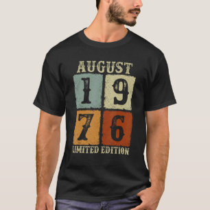 augustus 1976 46e verjaardag 46 Oude Mannen T-shirt
