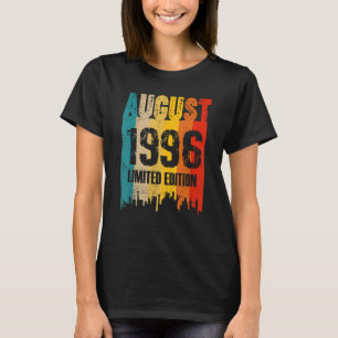 augustus 1996 27 jaar Geweldige 1 T-shirt