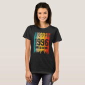 augustus 1996 27 jaar Geweldige 1 T-shirt (Voorkant volledig)