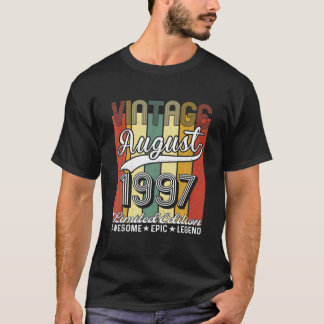  augustus 1997 24e Birthday Limited Edition T-shirt