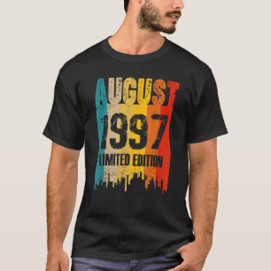 augustus 1997 26 jaar Geweldige 1 T-shirt