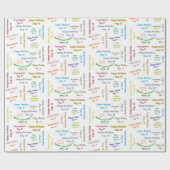 Augustus, 19-jarige cadeaupapier (Vlak)