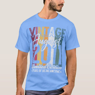 Augustus 2011 9 Jaar Wezenlijk 9de cadeau T-shirt