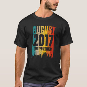 Augustus 2017 5 jaar oude Vintage T-shirt
