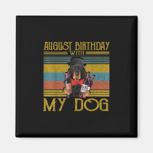 Augustus 2020 met mijn Gordon Setter Dog Magneet