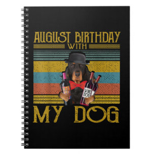 Augustus 2020 met mijn Gordon Setter Dog Notitieboek