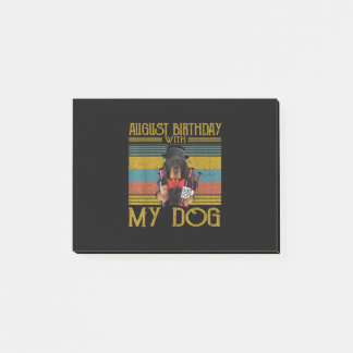 Augustus 2020 met mijn Gordon Setter Dog Post-it® Notes