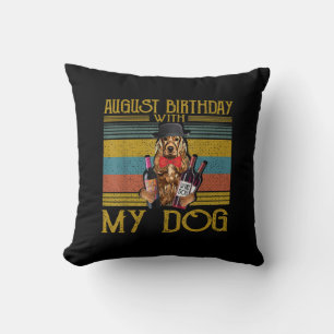 Augustus 2020 met mijn Ierse Setter Dog Kussen