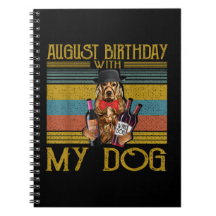 Augustus 2020 met mijn Ierse Setter Dog Notitieboek