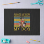 Augustus 2020 met mijn Ierse Setter Dog Tissuepapier (Craft)