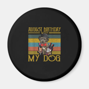 Augustus 2020 met mijn Ierse Wolfhound Dog Magneet