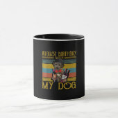 Augustus 2020 met mijn Ierse Wolfhound Dog Mok (Midden)