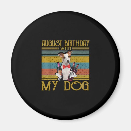Augustus 2020 met mijn Jack Russell Dog Magneet (Voorkant)