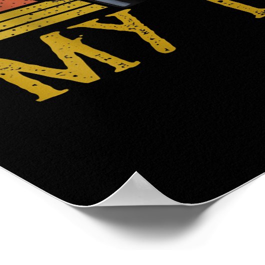 Augustus 2020 met mijn suikerriet Corso Dog Poster (Hoek)