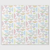 Augustus, 20-jarige cadeaupapier (Vlak)