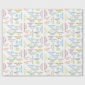 Augustus, 26-jarige cadeaupapier (Vlak)