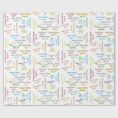 Augustus, 28-jarige cadeaupapier (Vlak)