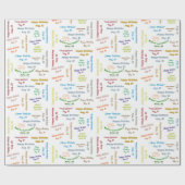 Augustus, 30 zondvloerpapier cadeaupapier (Vlak)