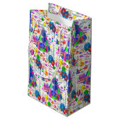 Augustus, 7 Birthday Gift Bag Klein Cadeauzakje (Achterkant Gekanteld)