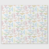 Augustus, 7-jarige cadeaupapier (Vlak)