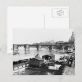 Augustus Bridge, Dresden, c.1910 Briefkaart (Voorkant / Achterkant)