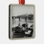 Augustus Bridge, Dresden, c.1910 Metalen Ornament (Rechts)